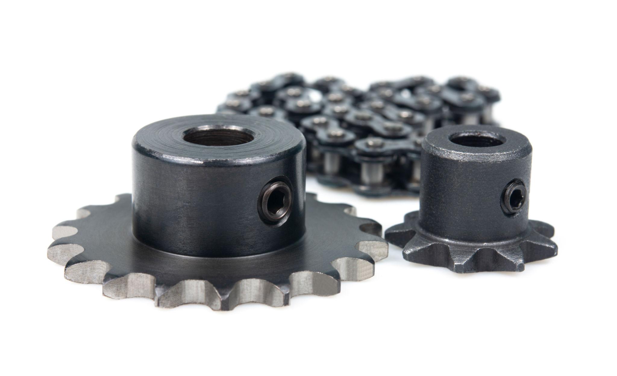Sprocket and chains